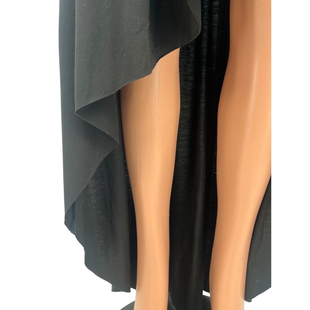 Vintage Y2K Urban Outfitters Black High-Low Maxi Skirt W/ Shorts Whimsygoth Boho - Picture 10 of 12
